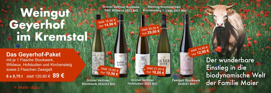 Ökologischer Weinbau seit 1988! - Finessenreiche Weine von den Bio-Pionieren aus dem Kremstal