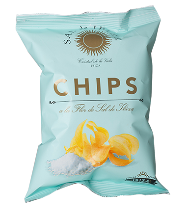 Kartoffelchips mit Sal de Ibiza