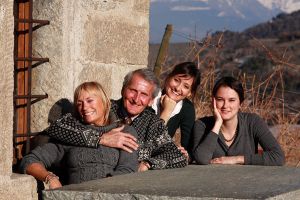 Imelda, Costantino, Elena und Eleonora Charrère