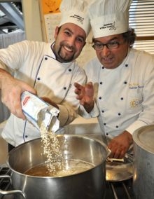 Gabriele Ferron (r.) im Einsatz bei GARIBALDI