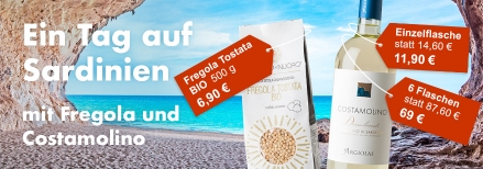 Unser Tipp: Fregola mit Vongole, Scampi und Tomaten
