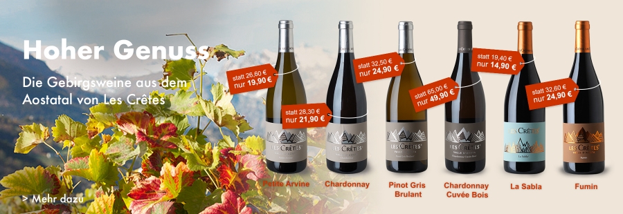 Spannende Weine und seltene Rebsorten aus Italiens kleinstem Weinbaugebiet am Fuße des Mont Blanc